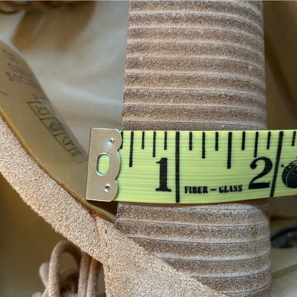 Oasis Tan Suede Heeled Sandals - Picture 12 of 12